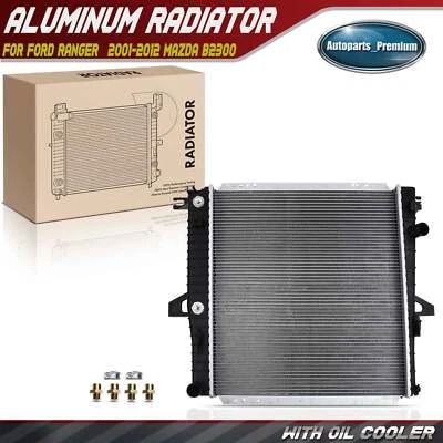 Radiador Auto Trans com Refrigerador de Óleo para Ford Ranger 2001-2012 Mazda B2300 2001-2010 - Imagem 1 de 4