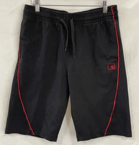 And1 Mens Red & Black Cotton Basketball Sweat Shorts Size Medium - Picture 1 of 12
