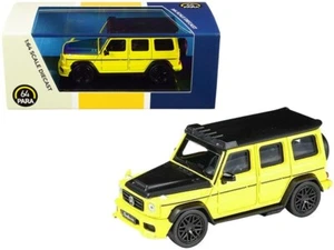 1/64 Paragon Mercedes G63 AMG Wagon Liberty Walk Yellow Diecast Model PA-55164 - Picture 1 of 1