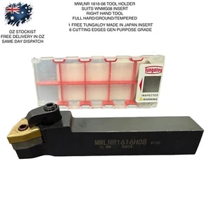 Lathe Tool 1616MM Shank Wnmg 08 Insert Right Hand Tool Full Hard and Tempered - Picture 1 of 3