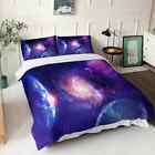 Great Collision Of Galaxies 3D Quilt Duvet Doona Cover Set Pillow case Print