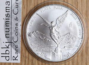 2022 Mexico Libertad 1 Onza Coin - 1 oz. .999 Silver - In Capsule