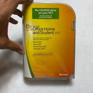 Microsoft Office Home Student 2007 Product Key Word Excel Power Point One Note - Picture 1 of 7