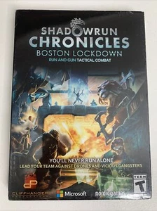 Shadowrun Chronicles Boston Lockdown Run And Gun Tactical Combat Game PC/CD New - Picture 1 of 2