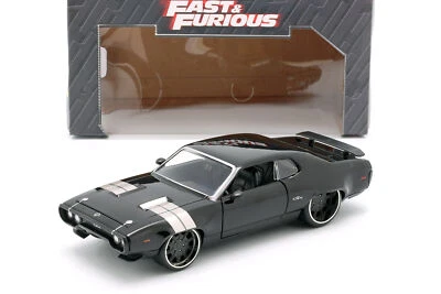 JADATOYS Dom's Plymouth GTX Fast and Furious 8 2017 schwarz 1:24 Jada Toys