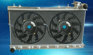 RADIATOR+FAN For Subaru Forester L S&Impreza L Outback RS H4 2.2L 2.5L EJ25/EJ22 - Picture 1 of 5