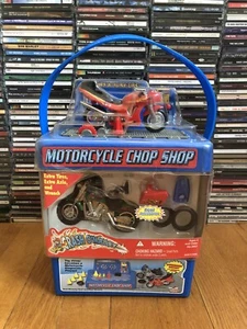 RARE Vintage 2000 Crash O’Malley Motorcycle Chop Shop Kids Mini Motorcycle Shop - Picture 1 of 11