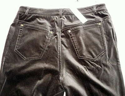 ELLEN TRACY джинсы брюки размер 10 32 X 31 коричневый прямой ноги эластичной новый с Ярлыками $228 - Изображение 1 из 4