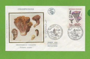 FDC 1987 - Chanter Purple, Gomphus Clavatus - Series All Mushrooms - Picture 1 of 2