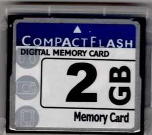 Scheda flash compatta 2 GB GIG COMPACTFLASH Roland Fantom X X6 X7 X8 XR ADATTATORE V4! - Foto 1 di 6