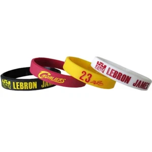 PULSERAS DE GOMA NBA CLEVELAND CAVALIERS LEBRON JAMES (4) Pulseras Silicona - Imagen 1 de 1