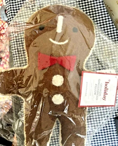 Pottery Barn Gingerbread Christmas Holiday pillow gift Birthday Disney kid party - Picture 1 of 24