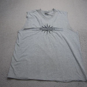 Nike Tank Top Mens XL Gray Vintage Center Swoosh Sleeveless Y2K Basketball - Picture 1 of 10