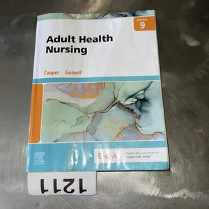 Adult Health Nursing 9e - Paperback By Cooper RN MSN, Kim -WATER DEMAGE - Picture 1 of 10