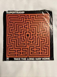 Supertramp Take the Long Way Home / Rudy 45 Record Red Maze Sleeve A&M 2193-S - Picture 1 of 13