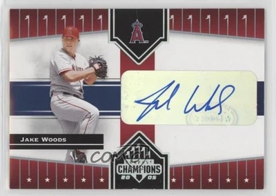 2005 Donruss Champions Impressions Auto Jake Woods #376 Auto - Image 1 of 2