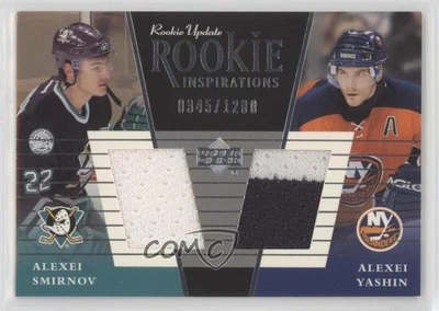 2002-03 Upper Deck Rookie Update /1200 Alexei Smirnov Alexei Yashin #150a RC - Image 1 of 2