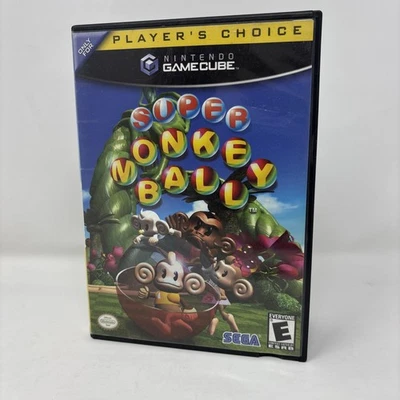 Super Monkey Ball (Nintendo GameCube, 2001) CIB Complete - TESTED - Black Label - Image 1 of 4