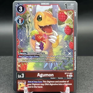 Agumon BT17-007 R Digimon Card - Picture 1 of 2