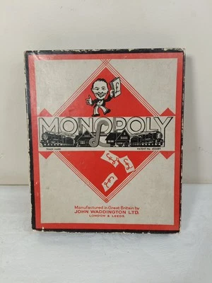 Monopoly Rare set Vintage Wartime Era PATENT 453689 cards & pieces No Board - Image 1 of 4
