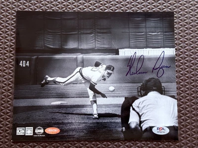 Nolan Ryan Signed Autograph 8x10 Photo Angels PSA DNA - Image 1 of 4
