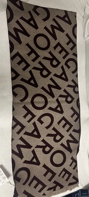 Bufandas de lana Salvatore Ferragamo con monograma de arcilla/burdeos nuevas con etiquetas precio de venta sugerido por el fabricante 460 USD Foto 1 de 4