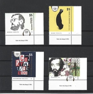 Argentina 2014 Cortazar Writer Complete Set MNH Page Corners - Picture 1 of 1