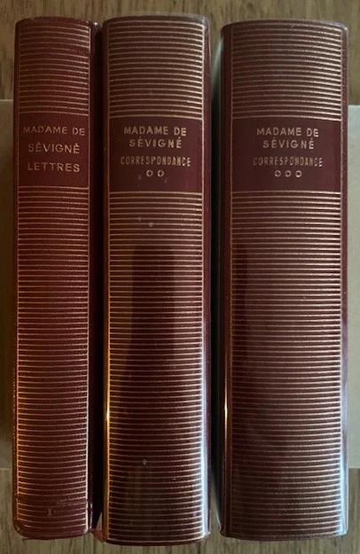 Lettres De Madame De Sévigné - Correspondance (Vol. 1 - 2 - 3) - Pléiade - Photo 1/4
