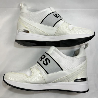 Michael Kors Maven-Mixed Media Slip-on Trainer Women's Size 9M EUC - Image 1 of 4