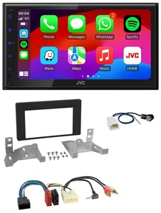 JVC Bluetooth 2DIN MP3 DAB USB Autoradio für Toyota Aygo ab 2022 AB7 schwarz - Bild 1 von 10