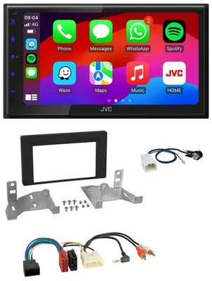 JVC Bluetooth 2DIN MP3 DAB USB Autoradio für Toyota Aygo ab 2022 AB7 schwarz - Bild 1 von 4