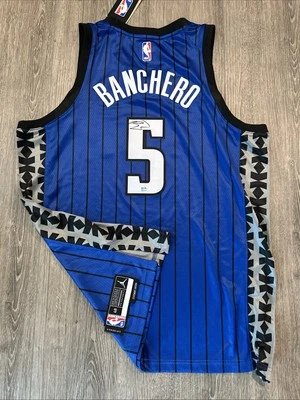 Paolo Banchero Orlando Magic Autograph Signed Jersey! Psa Coa - Image 1 of 3