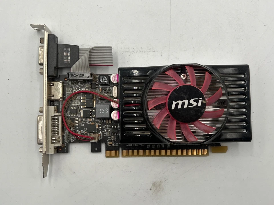 MSI Nvidia GeForce GT620 PCIe 2GB GDDR3 N620GT-MD2GD3/LP Graphics Card - Image 1 of 4
