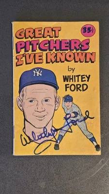 Whitey Ford "Great Pitchers I've Known" 1976 Carvel Comic Book Auto Signed - Image 1 of 4