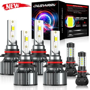 For GMC Canyon 2004 2005 2006 2007-2012 - 6x LED Headlight Fog Light Bulbs - Picture 1 of 13