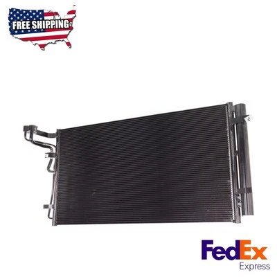 Núcleo de aluminio condensador de aire acondicionado para Hyundai Genesis Equus DPI # 3761 2009-2012 sedán Foto 1 de 4