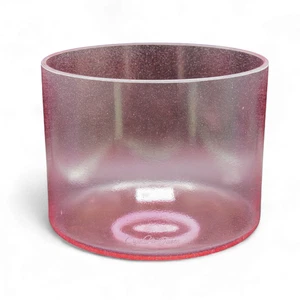 Crystal Tones 8" Pink Aura Gold Quartz Crystal Singing Bowl (F#4-15) - Picture 1 of 4