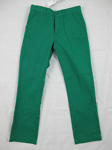 Lacoste Girl's Bright Green Jeans sz. 8 yrs $75 HJ1296 BNWT 100% Authentic