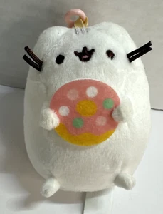Pusheen Foodie Mystery Plush Clip White Donut Keychain Stuffed Animal - Picture 1 of 6