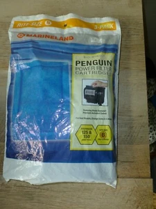 Penguin Marineland Aquarium Bio Wheel Filter Power Rite Size B Cartridges New3pk - Picture 1 of 1