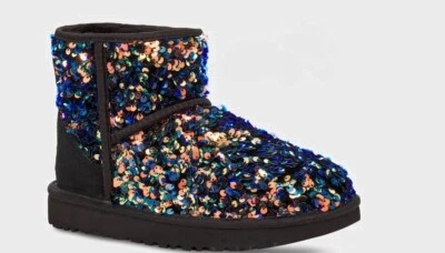 Botas botín UGG clásicas mini estelares de lentejuelas Foto 1 de 4