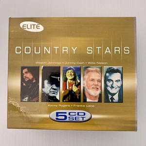 Elite Country Music Stars 5CD Box Set Various Artists Collection VGC - Picture 1 of 6