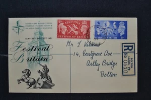 GB first day cover 1951 Festival of Britain on illustrated cover - Picture 1 of 4