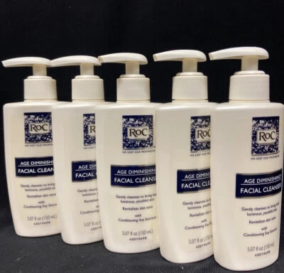 5 RoC age diminishing facial cleanser with conditioning soy extracts 5oz ea Foto 1 de 3