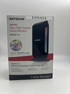NETGEAR CM1000 DOCSIS 3.1 ULTRASZYBKI MODEM KABLOWY CM1000-100NAS NOWY ZAPIECZĘTOWANY - Zdjęcie 1 z 2
