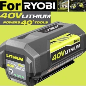 NEW For Ryobi 36V 40V 6 Ah HP BPL3650D OP4040A1 High Performance Lithium Battery - Picture 1 of 8