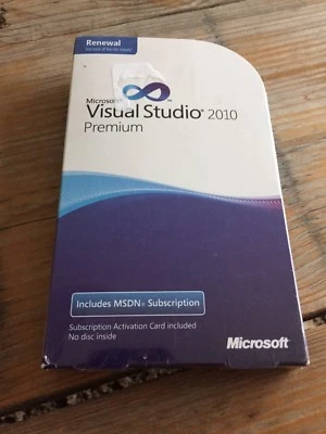 Visual Studio 2010 Premium with MSDN Renewal ,Neuware mit MwSt Rechnung - Bild 1 von 4