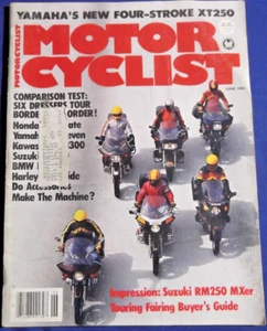 MOTORCYCLIST MAGAZINE-JUNE 1980-YAM XT250-SUZUKI RM250-SUPERCROSS-GOLDEN STATEMX - Picture 1 of 5