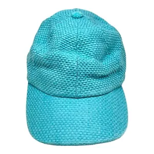 Cappello da baseball berretto da palla intrecciato turchese gancio e passante regolabile - Foto 1 di 7