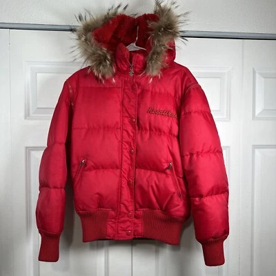 Chaqueta/chaleco abrigo vintage de plumas de pato Rocawear para mujer talla mediana Foto 1 de 4